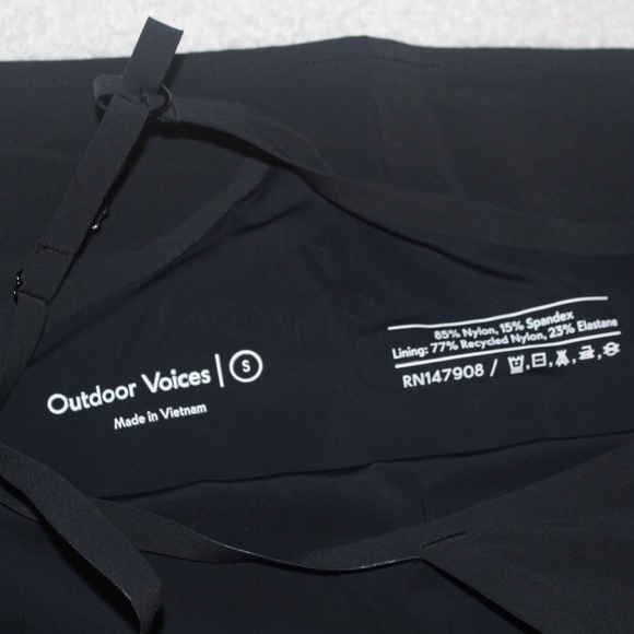 Sz (S) Black The Exercise Dress by Outdoor Voices - Picture 7 of 10